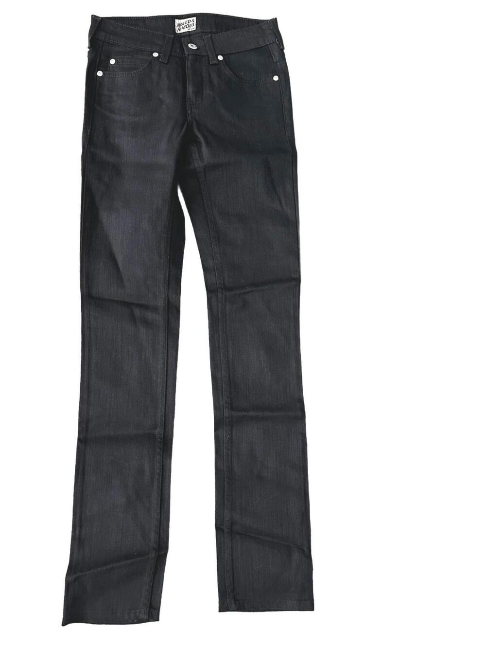 NWOT Naked & Famous LeggyGirl Black Power-Stretch Skinny Jeans - Size 26